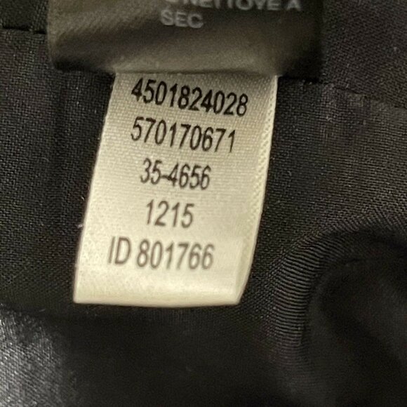 White House Black Market Sz M Sleeveless Dark Blue Sheath Dress Size Tag Missing - Picture 10 of 11